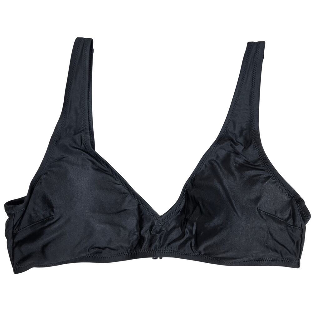 Aerie Scoop Bikini Top Black XL NWT